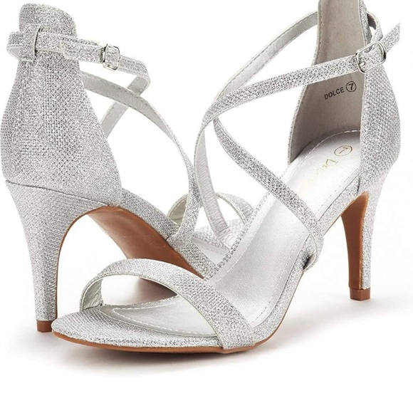 Dream Paris silver glitter heels - Picture 3 of 3
